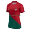 Maillot de Supporter Portugal Domicile Coupe du Monde 2022 Pour Femme